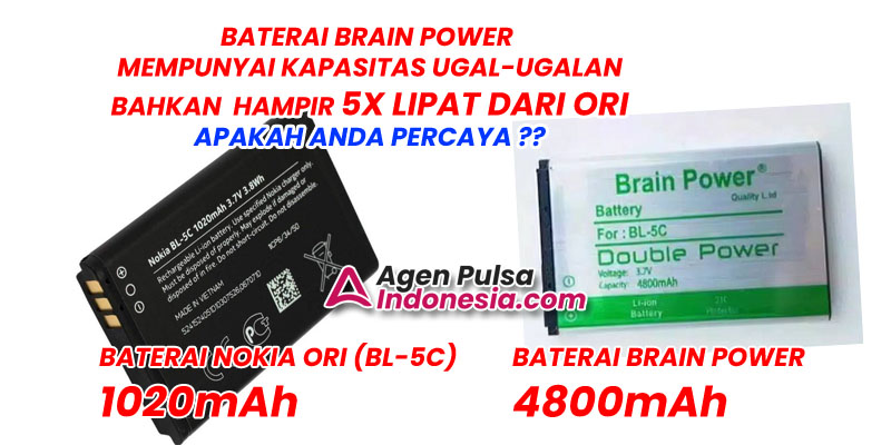 Jangan Beli 7 Baterai Double Power Merk Brain Power